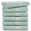 Popcorn Textured Mulaayam Collection Hand Towel Set of 6 - 18 X 28 Inch