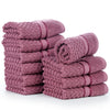Mulaayam Collection Washcloths Set of 10 - 12X12 Inch