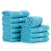 Mulaayam Collection Washcloths Set of 10 - 12X12 Inch