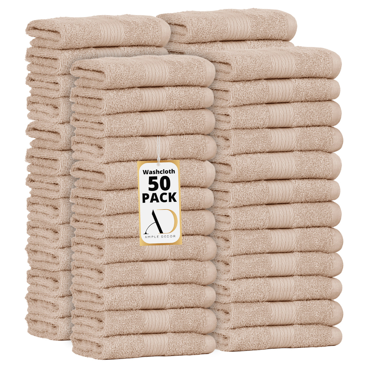 Wash Clothes - Pack of 50