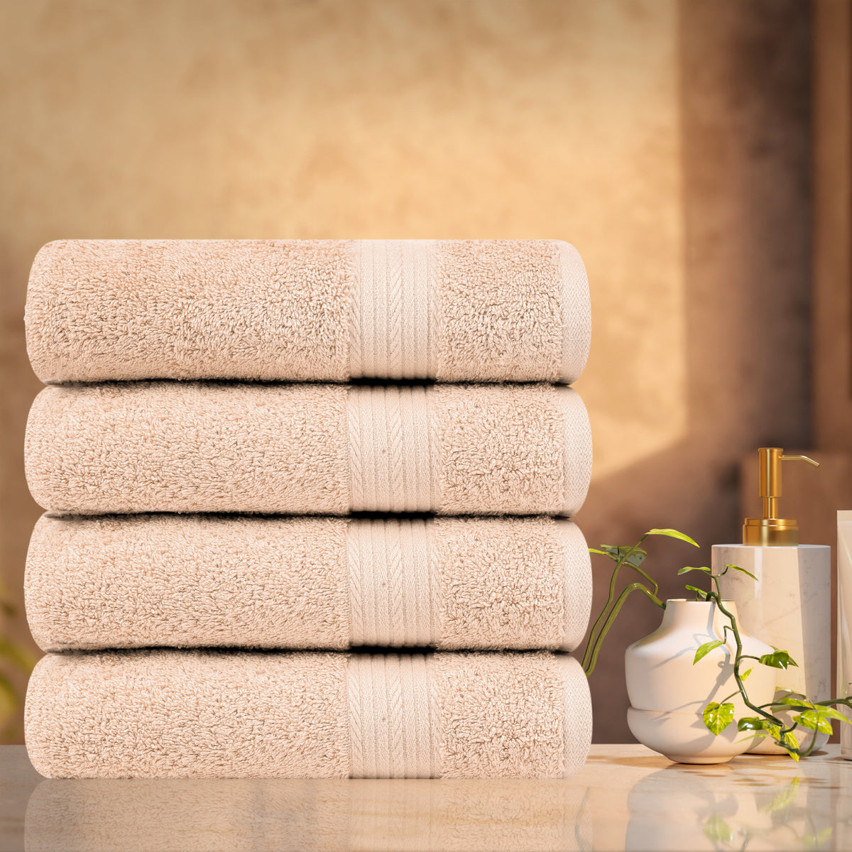 Bath Towel - Pack of 4