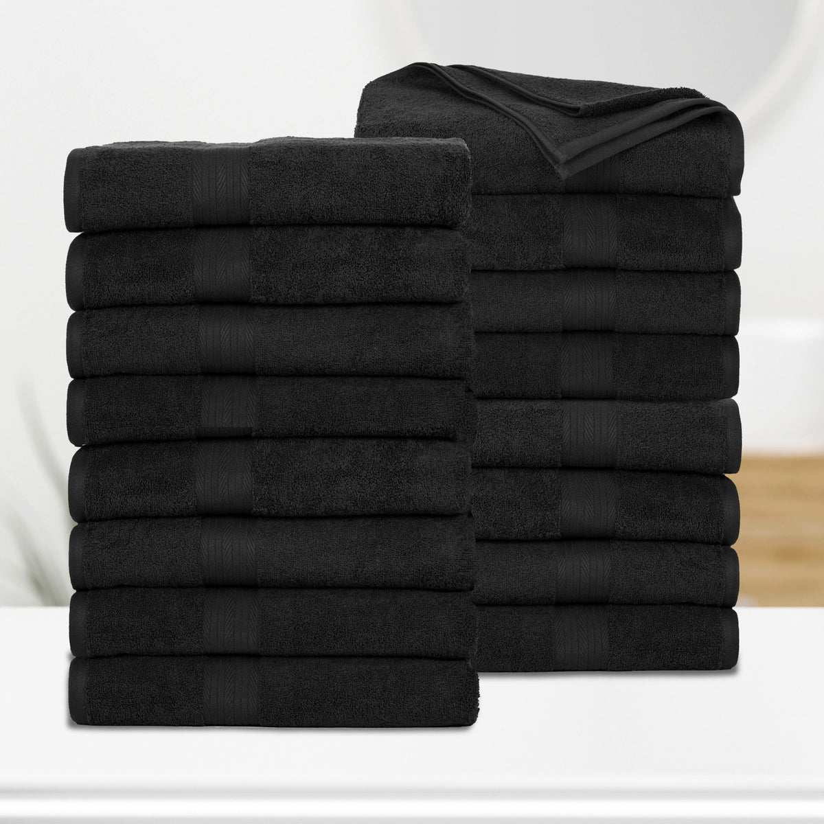 Bath Towel for Bathroom - Set of 16