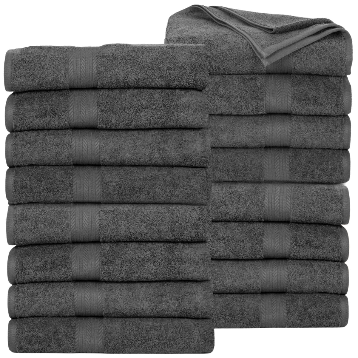 Bath Towel for Bathroom - Set of 16