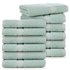 Popcorn Textured Mulaayam Collection Hand Towel Set of 12 - 18 X 28 Inch