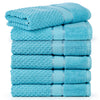 Popcorn Textured Mulaayam Collection Hand Towel Set of 6 - 18 X 28 Inch