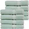 Popcorn Textured Mulaayam Collection Hand Towel Set of 8 - 18 X 28 Inch