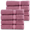 Popcorn Textured Mulaayam Collection Hand Towel Set of 8 - 18 X 28 Inch