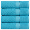 Mulaayam Collection Bath Towel Set of 4 - 30 X 54 Inch