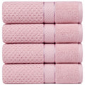 Mulaayam Collection Bath Towel Set of 4 - 30 X 54 Inch