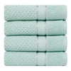 Popcorn Textured Mulaayam Collection Hand Towel Set of 4 - 18 X 28 Inch