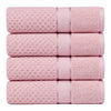 Popcorn Textured Mulaayam Collection Hand Towel Set of 4 - 18 X 28 Inch