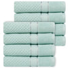 Popcorn Textured Mulaayam Collection Hand Towel Set of 8 - 18 X 28 Inch