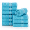 Mulaayam Collection Washcloths Set of 10 - 12X12 Inch