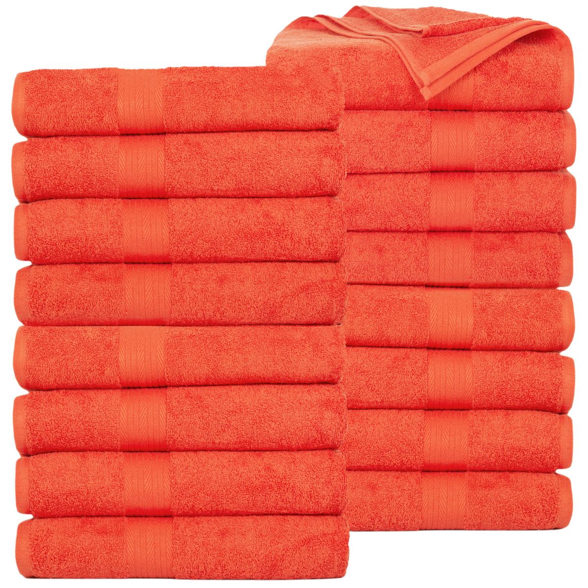 Bath Towel for Bathroom - Set of 16