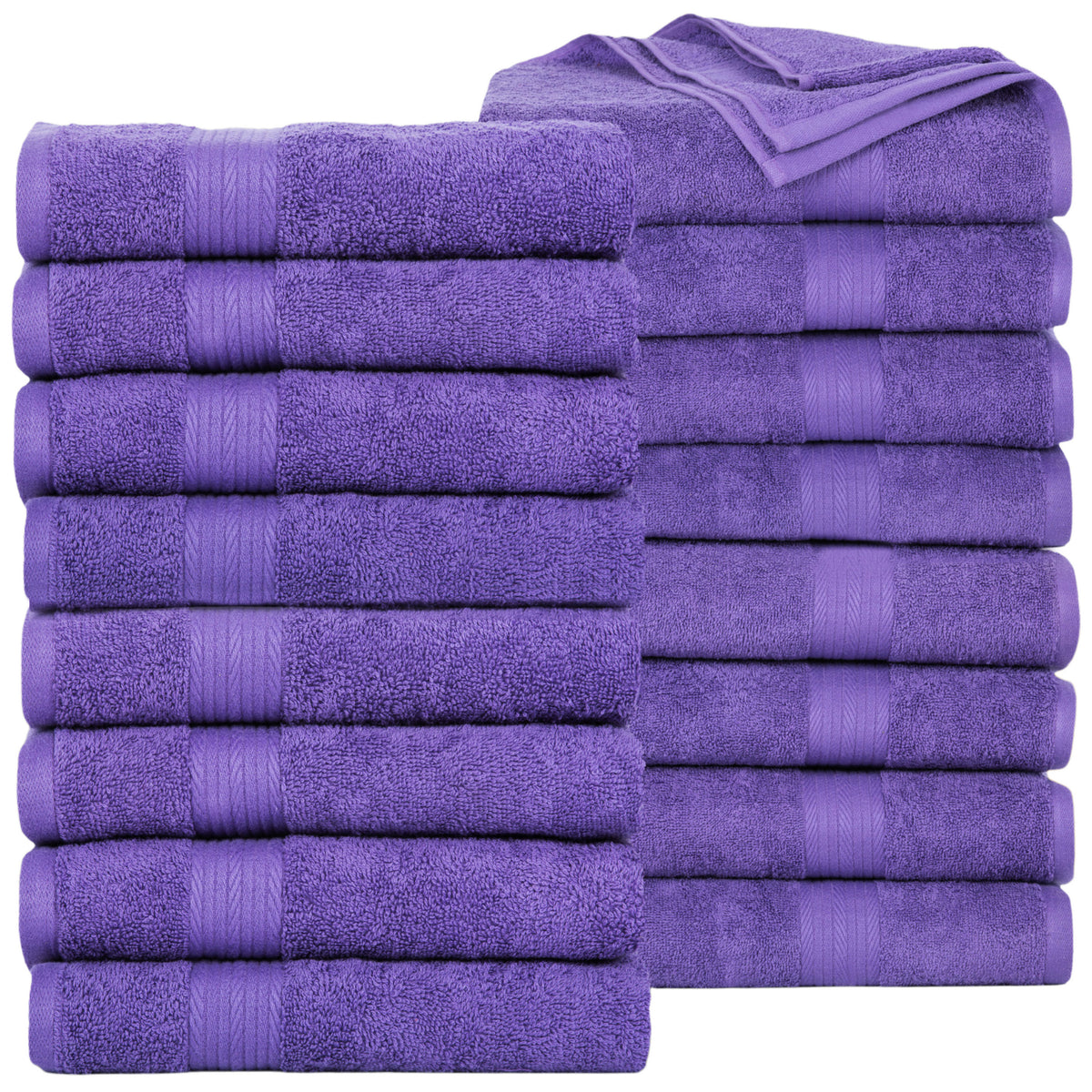 Bath Towel for Bathroom - Set of 16