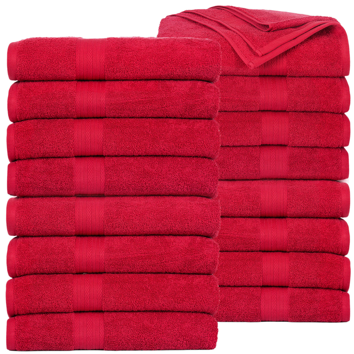 Bath Towel for Bathroom - Set of 16