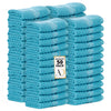 Popcorn Textured Mulaayam Collection Washcloths Set of 50 - 12X12 Inch