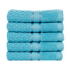 Mulaayam Collection Washcloths Set of 5 - 12X12 Inch