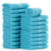 Popcorn Textured Mulaayam Collection Washcloths Set of 20 - 12X12 Inch