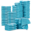 Popcorn Textured Mulaayam Collection Washcloths Set of 50 - 12X12 Inch