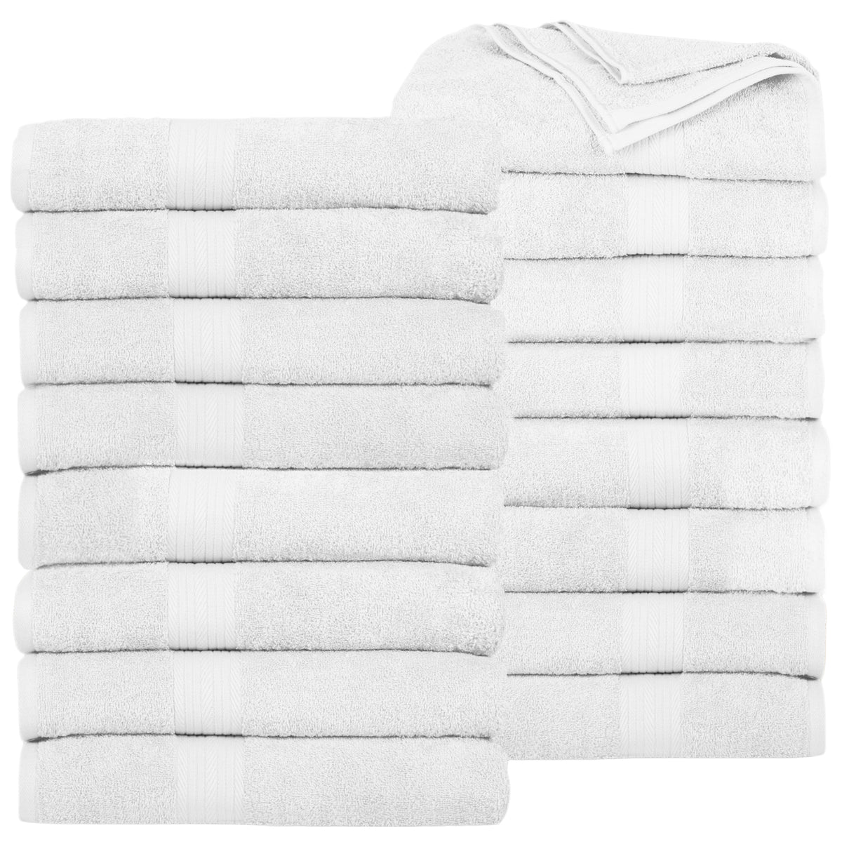 Bath Towel for Bathroom - Set of 16