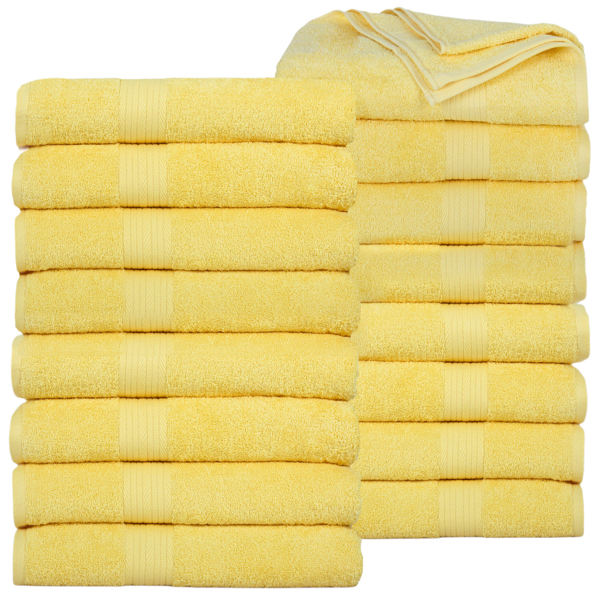 Bath Towel for Bathroom - Set of 16