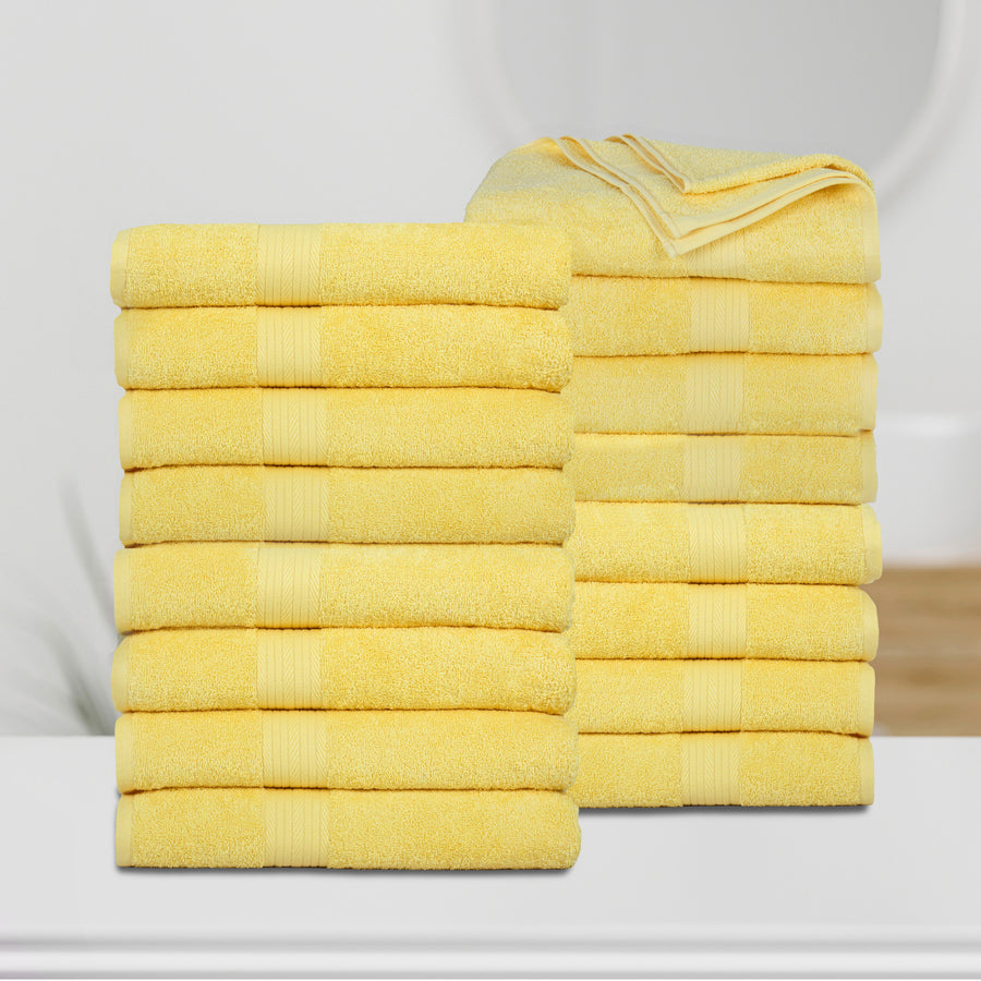 Bath Towel for Bathroom - Set of 16