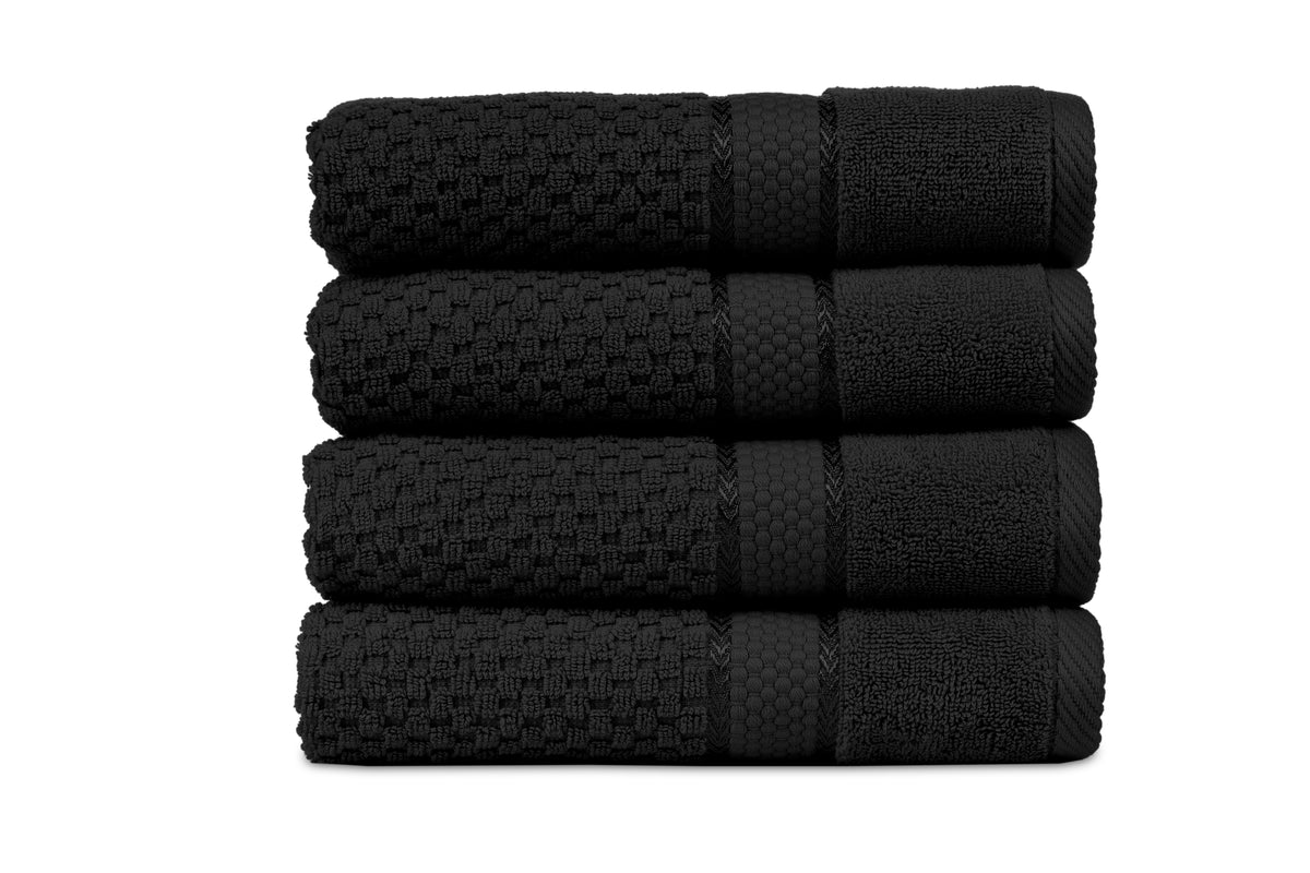 Mulaayam Collection Bath Towel Set of 4 - 30 X 54 Inch