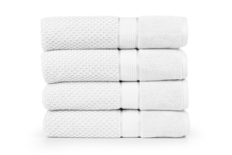 Mulaayam Collection Bath Towel Set of 4 - 30 X 54 Inch