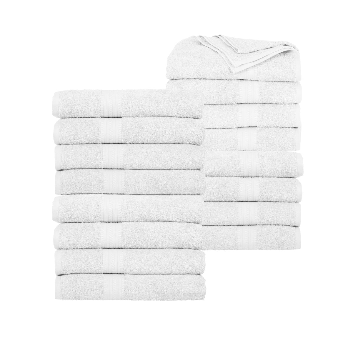 Bath Towel for Bathroom - Set of 16